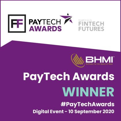 BHMI Wins “Best Real-time Payments Solution” at 2020 PayTech Awards