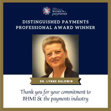 BHMI’s Lynne Baldwin Wins Women in Payments “Distinguished Payments Professional” Award